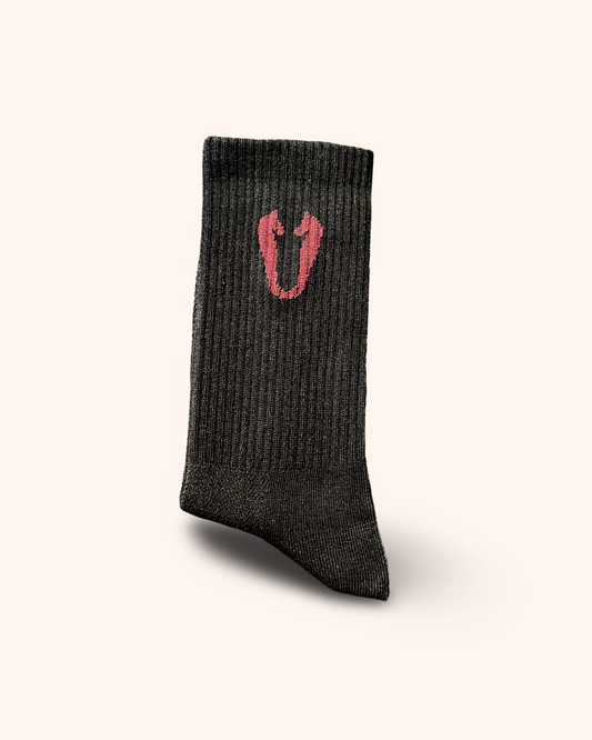 VGH Socks Black & Burgundy