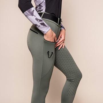 Vengoh Camellia Breeches Sage Green