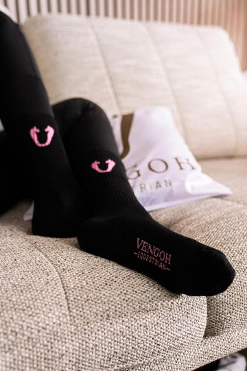 VGH Socks Black & Pink