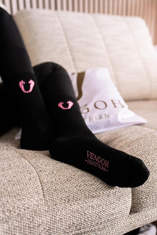 VGH Socks Black & Pink