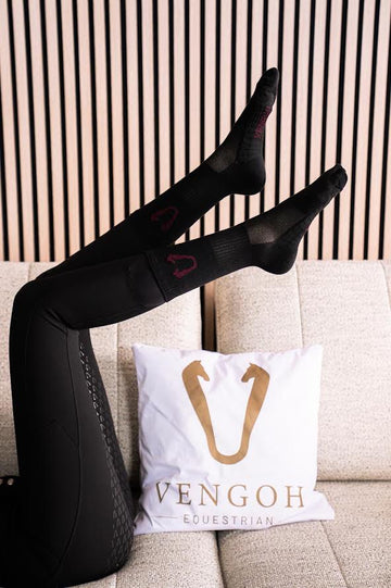 VGH Socks Black & Burgundy