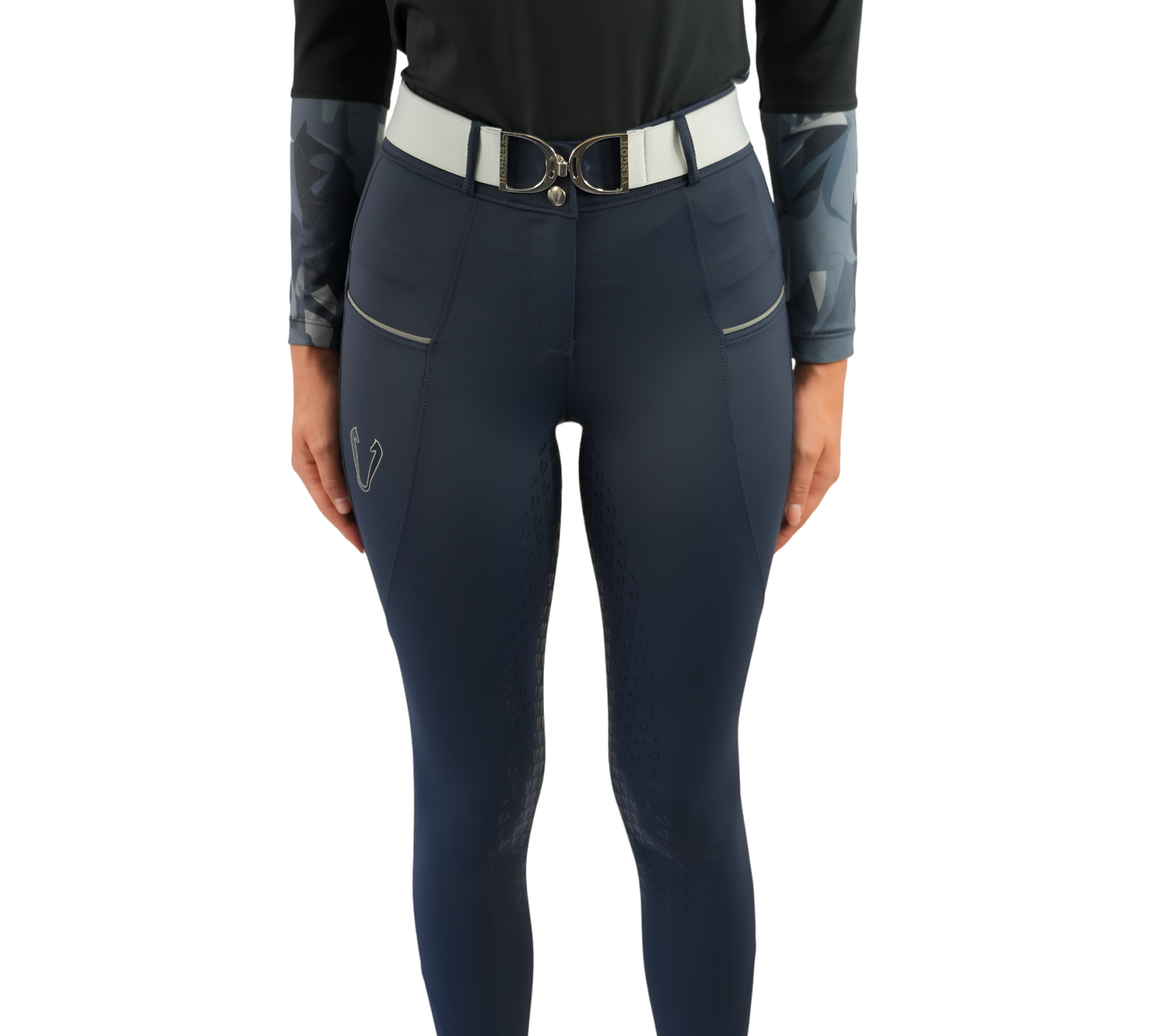 Vengoh Camellia Breeches Navy