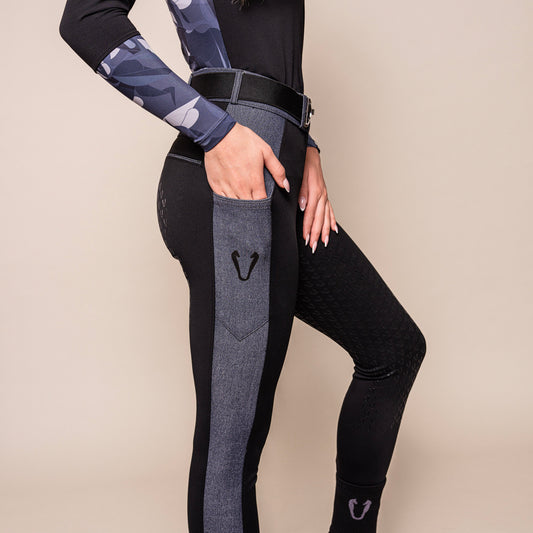 Denim Iris Breeches