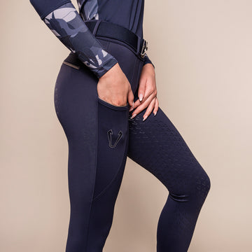 Vengoh Camellia Breeches Navy