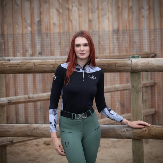 Pantalon équitation femme Vengoh Camellia Breeches Sage Green Vert Sauge - Taille regular