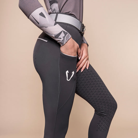 Vengoh Camellia W Breeches Dark Grey