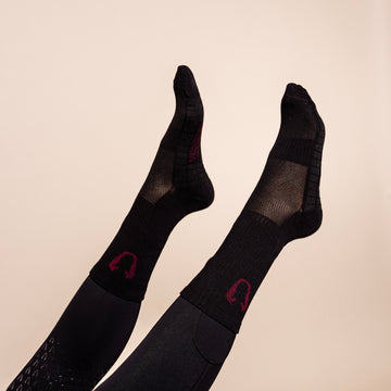 VGH Socks Black & Burgundy