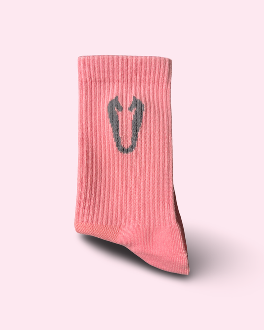 VGH Socks Kids Grey & Pink