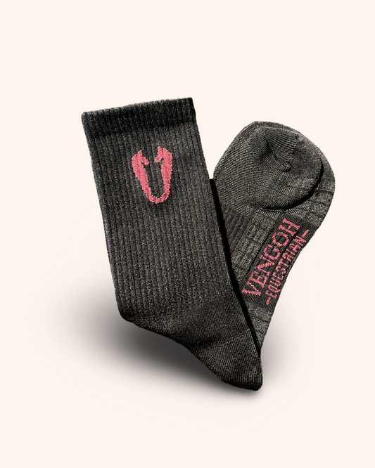VGH Socks Black & Burgundy