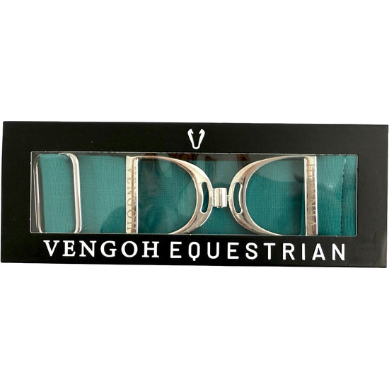 Coffret cadeau Vengoh Kids : Ceinture élastique enfant Baby Blue et boucle Silver