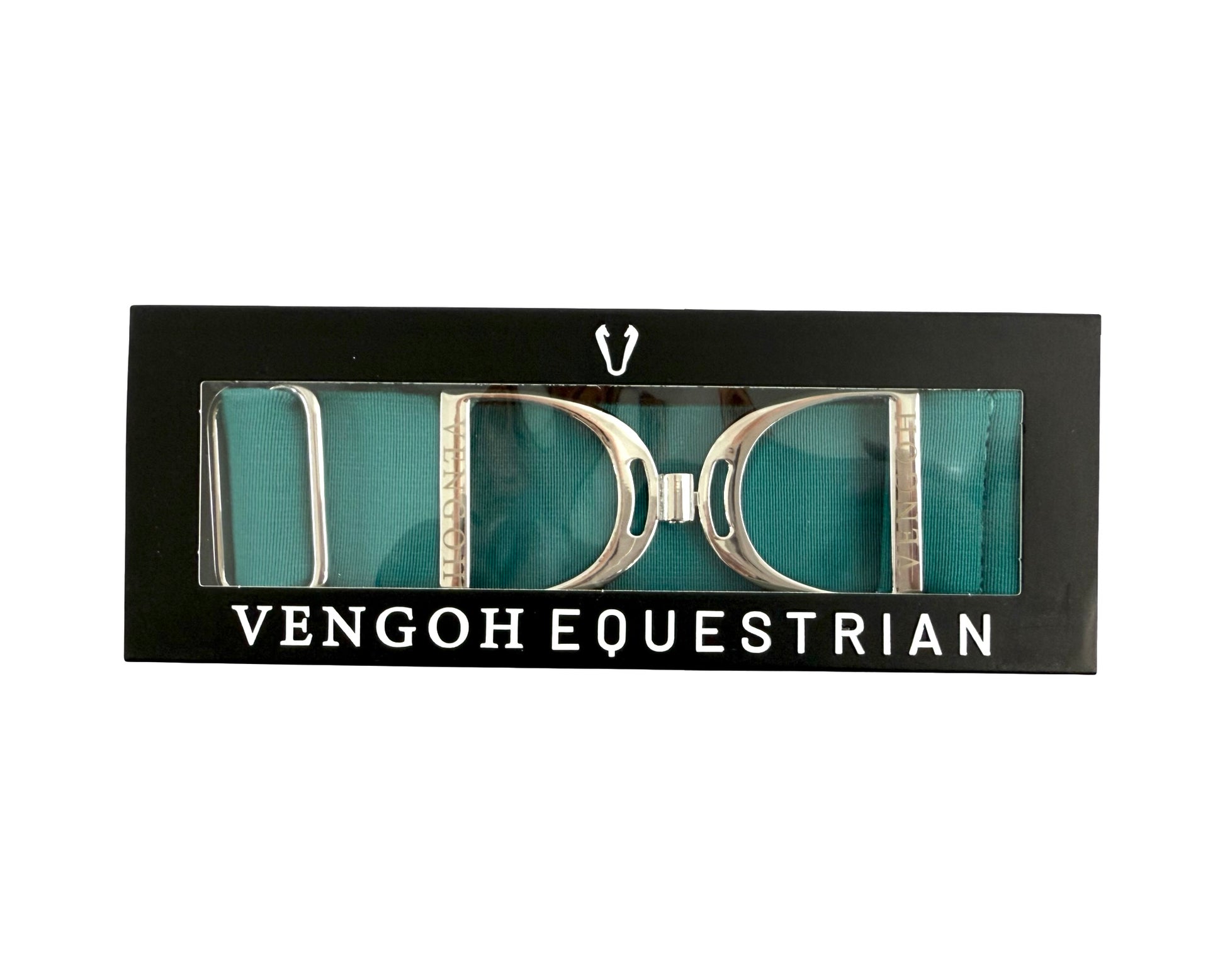 Coffret cadeau Vengoh Kids : Ceinture élastique enfant Baby Blue et boucle Silver