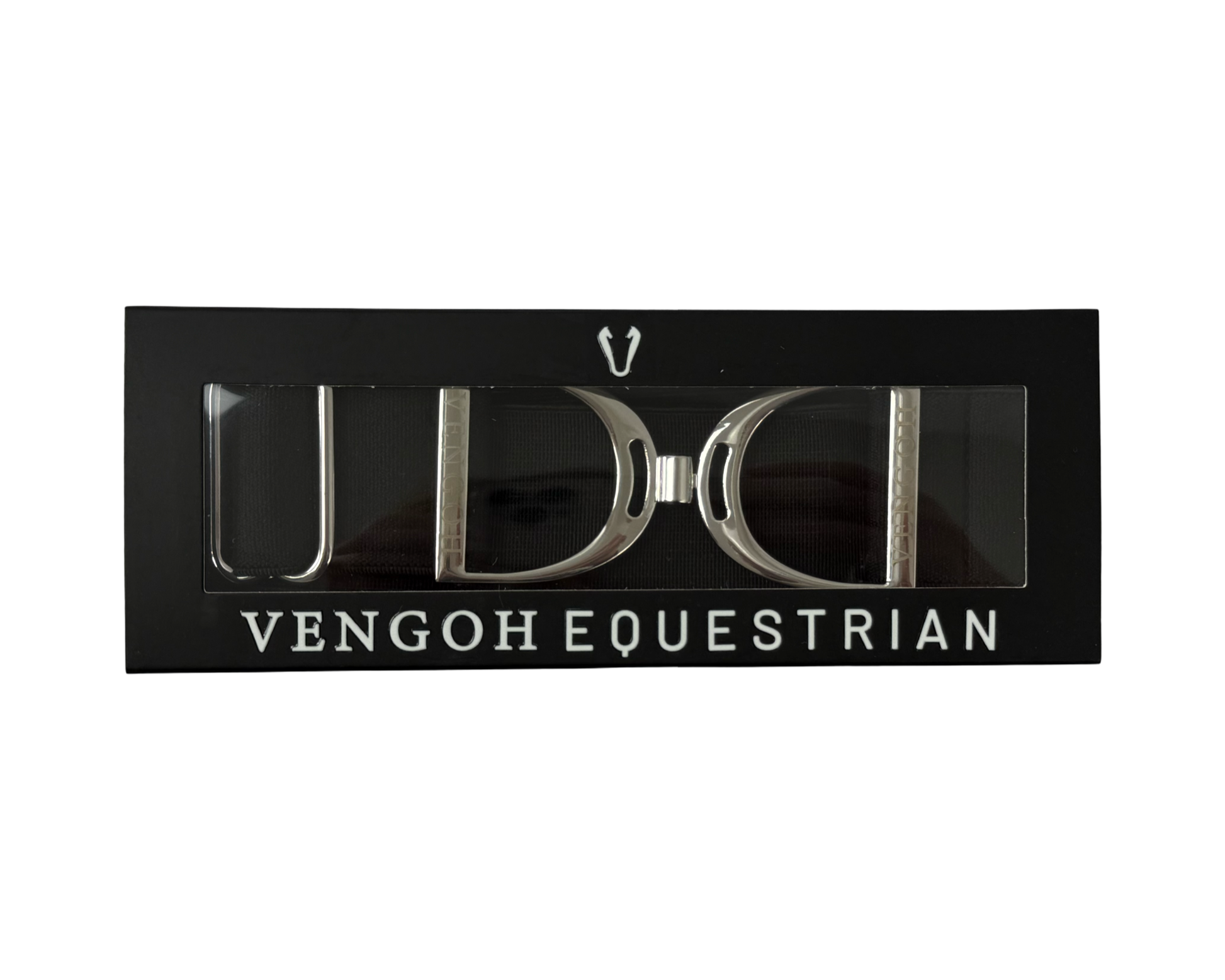 Coffret cadeau Vengoh : Ceinture élastique Black et boucle Silver dans son écrin