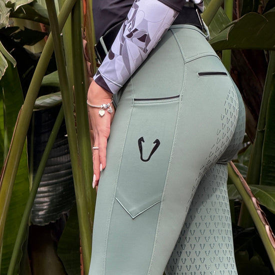 Détails premium du pantalon chaud Vengoh coloris Royal Green - Isolation hivernale et style