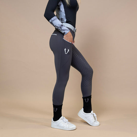Vengoh Camellia W Breeches Dark Grey