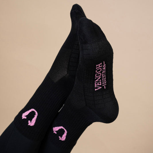 VGH Socks Black & Pink