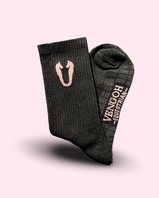 VGH Socks Black & Pink