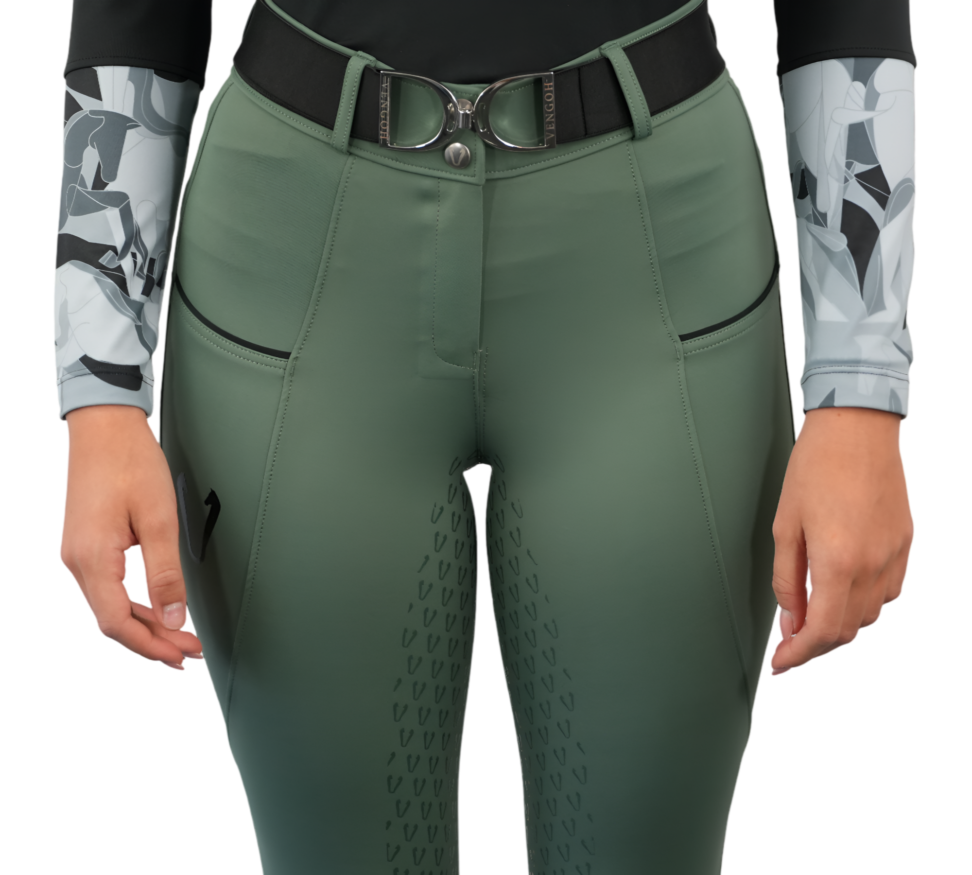 Vengoh Camellia Breeches Sage Green