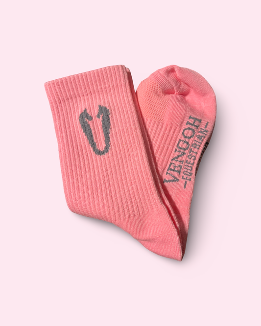 VGH Socks Kids Grey & Pink