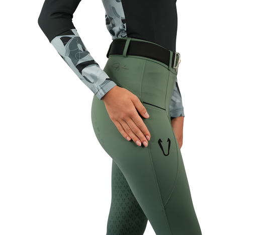 Vengoh Camellia Breeches Sage Green