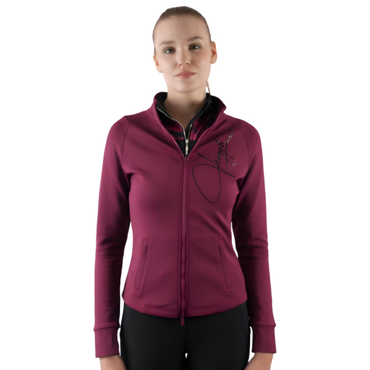 Vengoh Lily Vest Burgundy